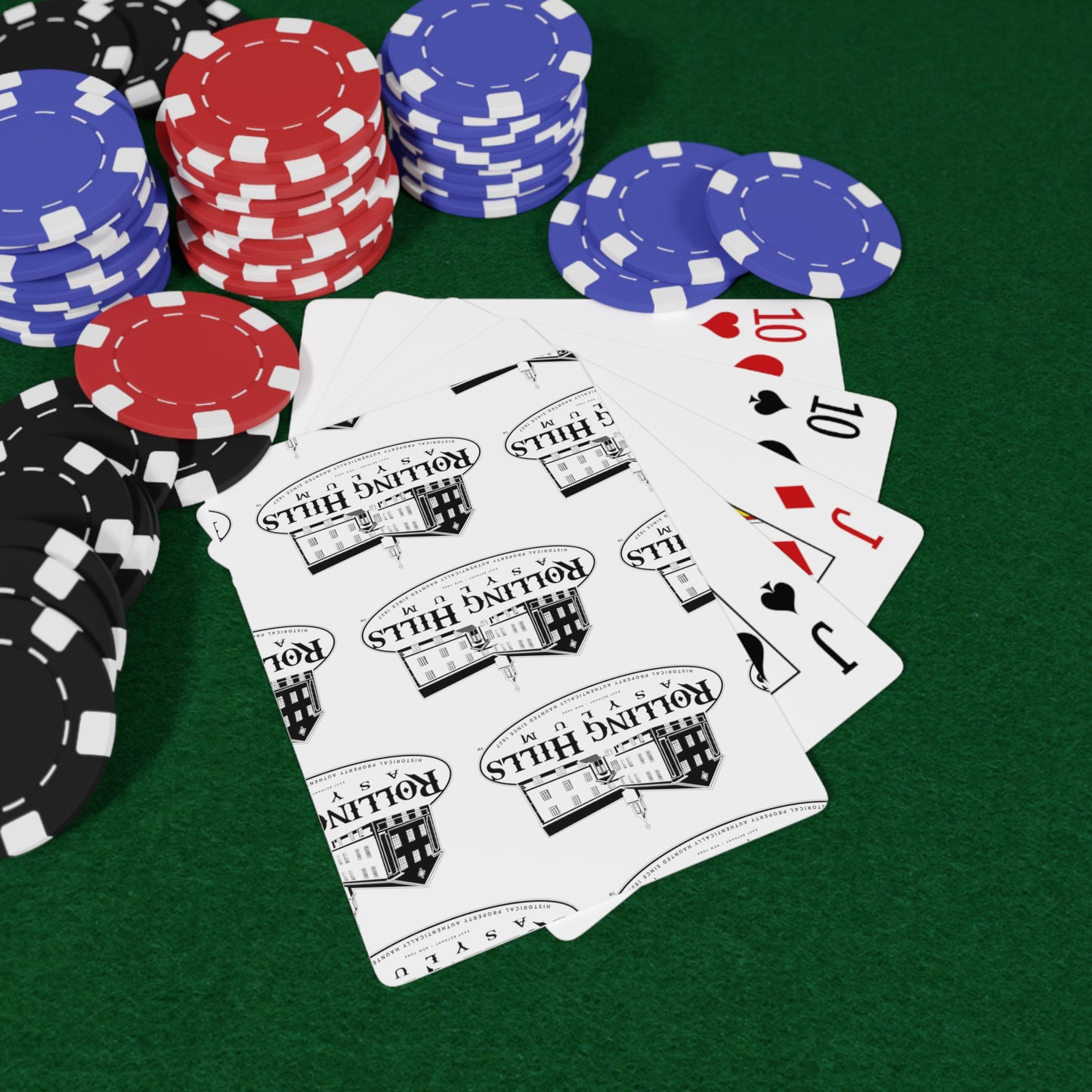 Rolling Hills Asylum, Custom Poker Cards